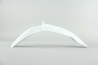 UFO White Front Fender replacement plastics for 02-08 KTM SX65 dirt bikes 360 view