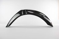 UFO Black Front Fender replacement plastics for 00-03 Honda CR125, CR250, CRF450 dirt bikes 360 view