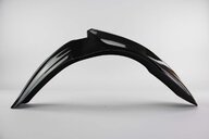 Polisport Black Front Fender replacement plastics for 09-13 Honda CRF250, CRF450 dirt bikes 360 view