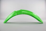 Polisport Green Front Fender replacement plastics for 09-12 Kawasaki KX250F, KX450F dirt bikes 360 view