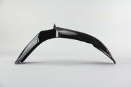 UFO Black Front Fender replacement plastics for 09-11 KTM SX65 dirt bikes 360 view