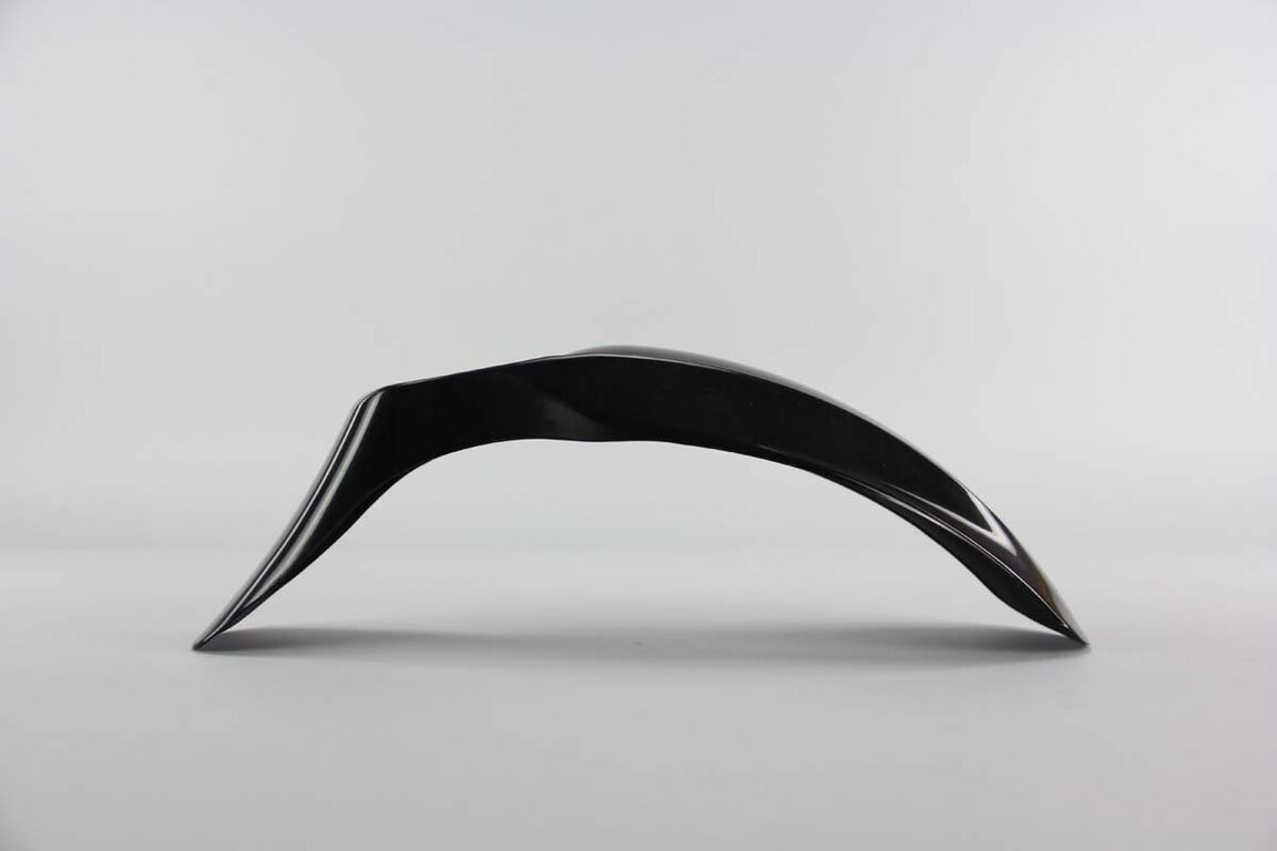 UFO Black Front Fender replacement plastics for 02-09 Kawasaki KLX110 dirt bikes 360 view