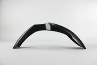 UFO Black Front Fender replacement plastics for 02-14 Yamaha YZ85 dirt bikes 360 view