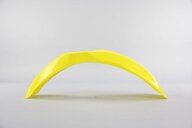 Polisport Yellow Front Fender replacement plastics for 00-25 Kawasaki, Suzuki KX65, RM65 dirt bikes 360 view