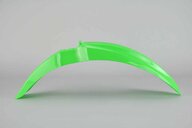 Polisport Green Front Fender replacement plastics for 14-25 Kawasaki KX100, KX112, KX85 dirt bikes 360 view