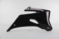 Right Side Polisport Black Radiator Shroud Set replacement plastics for 06-09 Yamaha YZ250F, YZ450F dirt bikes.