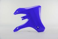 Right Side Polisport Blue Radiator Shroud Set replacement plastics for 03-06 Yamaha WRF, YZ250F, YZ450F dirt bikes.