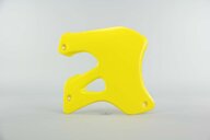 Right Side Polisport Yellow Radiator Shroud Set replacement plastics for 96-98 Suzuki RM125, RM250 dirt bikes.