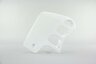 Left Side UFO White Radiator Shroud Set replacement plastics for 90-01 Honda CR500 dirt bikes.