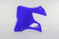 Left Side Polisport Blue Radiator Shroud Set replacement plastics for 96-01 Yamaha YZ125, YZ250 dirt bikes.