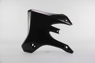 Left Side UFO Black Radiator Shroud Set replacement plastics for 03-06 Yamaha WRF, YZ250F, YZ450F dirt bikes.