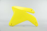 Left Side Polisport Yellow Radiator Shroud Set replacement plastics for 05-06 Suzuki RMZ450 dirt bikes.