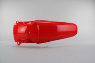 Polisport Red Rear Fender replacement plastics for 05-08 Honda CRF450 dirt bikes 360 view