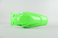 Polisport Green Rear Fender replacement plastics for 00-25 Kawasaki, Suzuki KLX110, KX65, RM65 dirt bikes 360 view