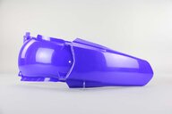 Polisport Blue Rear Fender replacement plastics for 02-14 Yamaha YZ125, YZ250 dirt bikes 360 view