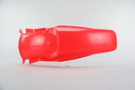 Polisport Red Rear Fender replacement plastics for 97-99 Honda CR125, CR250 dirt bikes 360 view