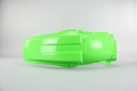 UFO Green Rear Fender replacement plastics for 87-04 Kawasaki KX dirt bikes 360 view