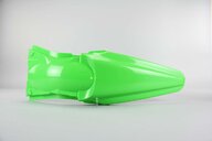 Polisport Green Rear Fender replacement plastics for 12-16 Kawasaki KX250F, KX450F dirt bikes 360 view