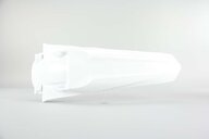 Polisport White Rear Fender replacement plastics for 13-17 Honda CRF250, CRF450 dirt bikes 360 view