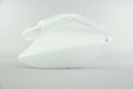 Right Side UFO White Side Number Plates replacement plastics for 04-17 Honda CRF250 dirt bikes.