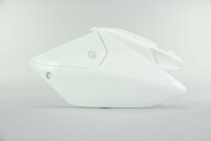 Left Side UFO White Side Number Plates replacement plastics for 04-17 Honda CRF250 dirt bikes.