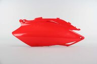 Right Side Polisport Red Side Number Plates replacement plastics for 09-10 Honda CRF250, CRF450 dirt bikes.