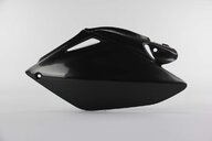 Left Side Polisport Black Side Number Plates replacement plastics for 06-09 Honda CRF250 dirt bikes.