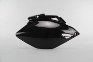 Right Side Polisport Black Side Number Plates replacement plastics for 06-09 Yamaha YZ250F, YZ450F dirt bikes.