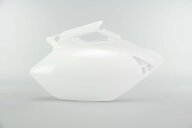 Right Side Polisport White Side Number Plates replacement plastics for 03-05 Yamaha YZ250F, YZ450F dirt bikes.