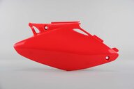 Right Side UFO Red Side Number Plates replacement plastics for 02-07 Honda CR125, CR250 dirt bikes.