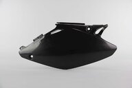 Left Side Polisport Black Side Number Plates replacement plastics for 02-07 Honda CR125, CR250 dirt bikes.