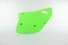 Right Side UFO Green Side Number Plates replacement plastics for 92-93 Kawasaki KX dirt bikes.