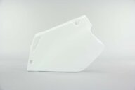 Left Side Polisport White Side Number Plates replacement plastics for 95-97 Honda CR125, CR250 dirt bikes.