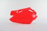 Right Side UFO Red Side Number Plates replacement plastics for 03-07 Honda CR85 dirt bikes.