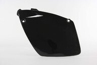 Left Side Polisport Black Side Number Plates replacement plastics for 98-04 KTM EXC, MXC, SX dirt bikes.