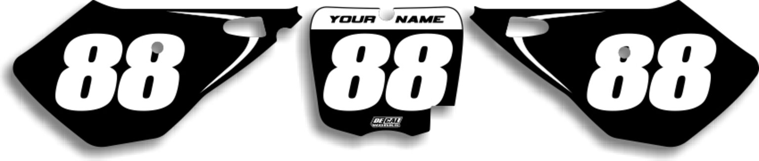 MX Graphics Dirt Bike Decals Cobra T-1 Number Plates