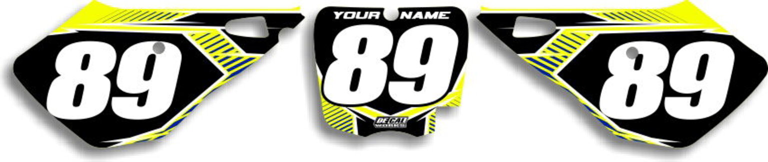 MX Graphics Dirt Bike Decals Cobra T-11 Number Plates