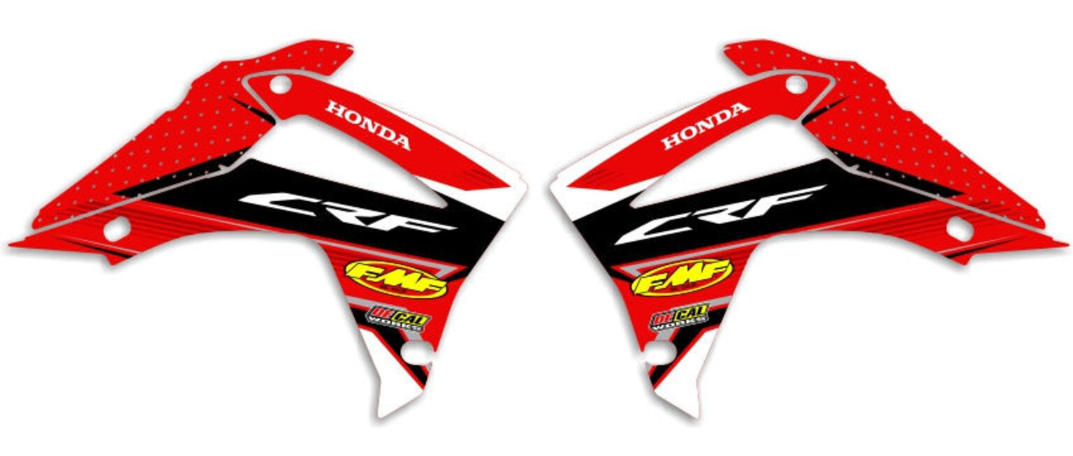 MX Graphics Dirt Bike Decals Honda T-12 Ready Made Rad Kit