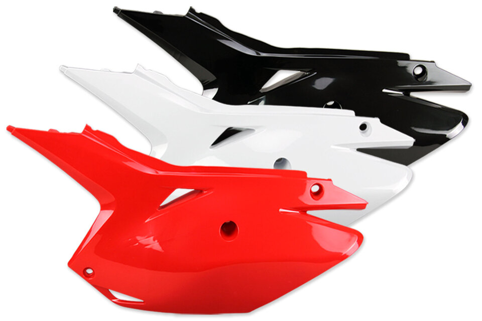 13-17 Honda CRF250, CRF450 dirt bike replacement Restyled Side Number Plates plastic