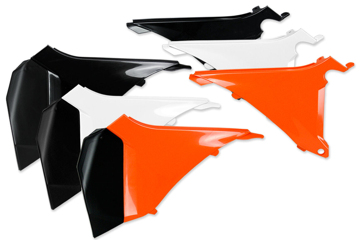 Airbox Covers for 11-13 KTM EXC, EXCF, SX, XC, XCF, XCW