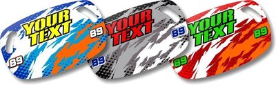 Dirt Bike Motocross MX Custom Pit Board T-8 Series