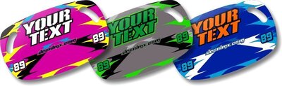 Dirt Bike Motocross MX Custom Pit Board T-6 Series