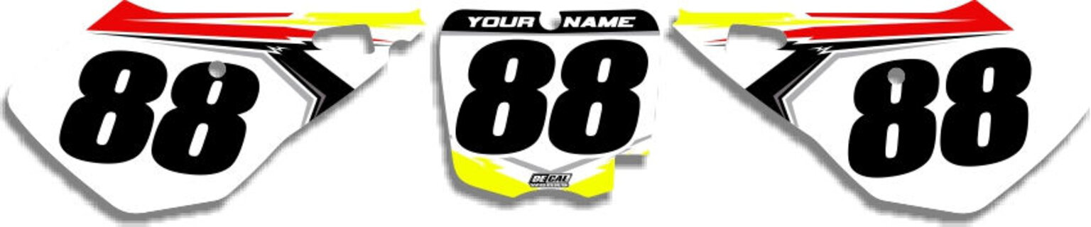 MX Graphics Dirt Bike Decals Cobra T-15 Number Plates