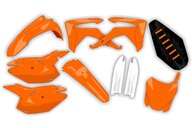 Mix & Match Plastic Kit With Lower Forks & Seat Cover for 11 KTM SX, XC