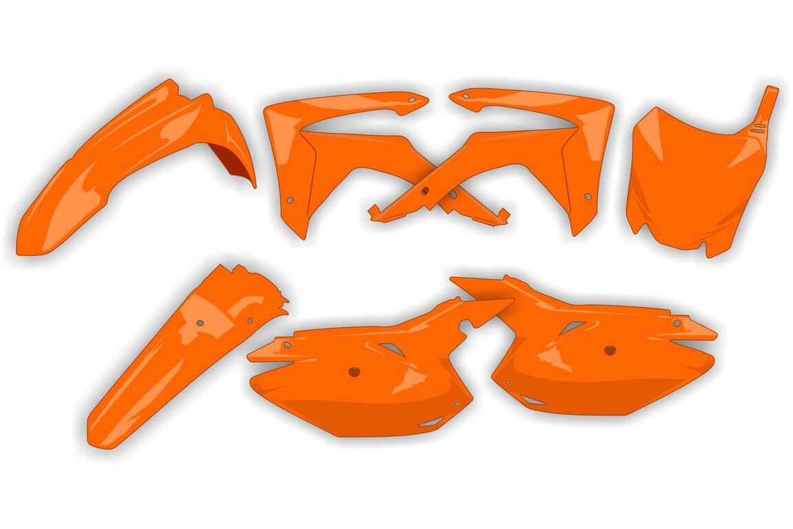 Mix & Match Plastic Kit for 01-02 KTM SX