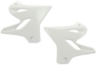 UFO White Radiator Shroud Set for 02-22 Yamaha YZ125, YZ250