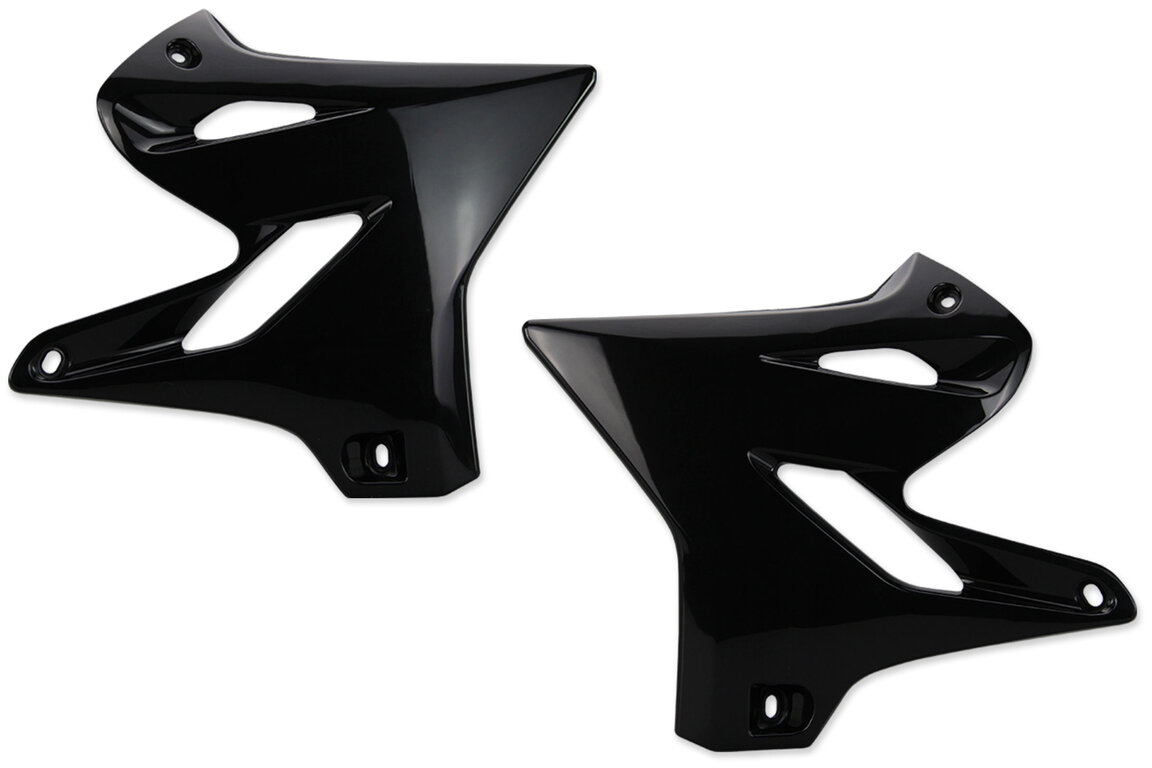 Acerbis Black Radiator Shroud Set for 02-22 Yamaha YZ125, YZ250