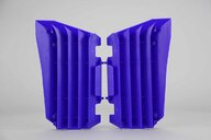 Polisport Blue Radiator Louvers replacement plastics for 14-19 Yamaha WRF, YZ250F, YZ450F dirt bikes 360 view