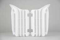 Polisport White Radiator Louvers replacement plastics for 10-13 Yamaha YZ250F dirt bikes 360 view