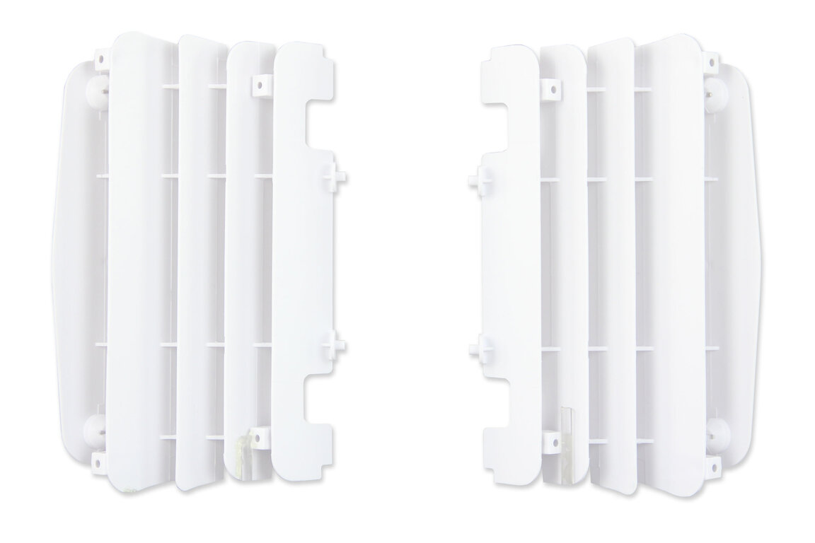 Polisport White Radiator Louvers for 10-13 Yamaha YZ450F